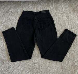 Vintage Lee Original Jeans Women's High-Rise Black Denim Jeans Size 12L